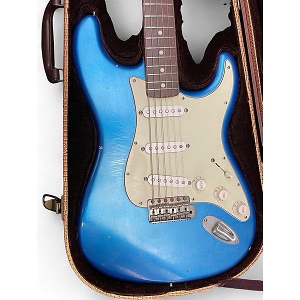 Used 2021 Nash Guitars S63/MH Lake Placid Blue Solid Body Electric Guitar