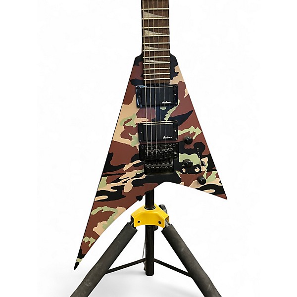 Used Jackson RRX24 RANDY RHOADS Camo Solid Body Electric Guitar