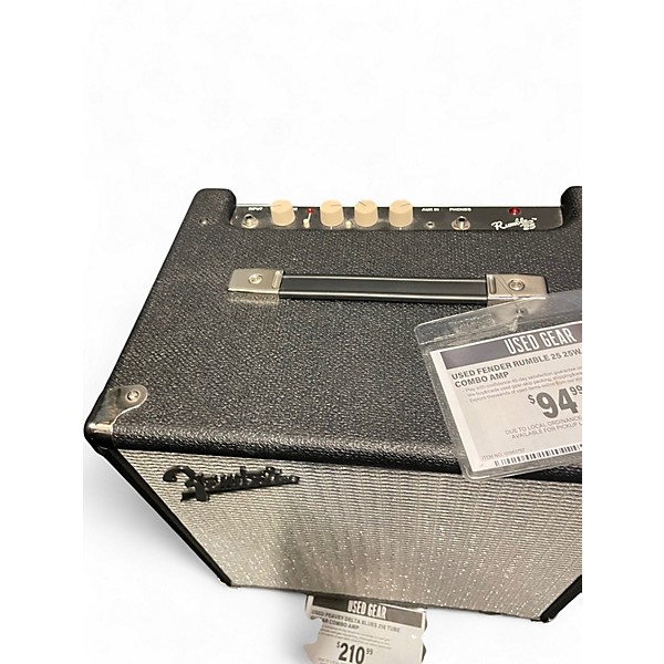Used Fender Rumble 25 25W 1x10 Bass Combo Amp