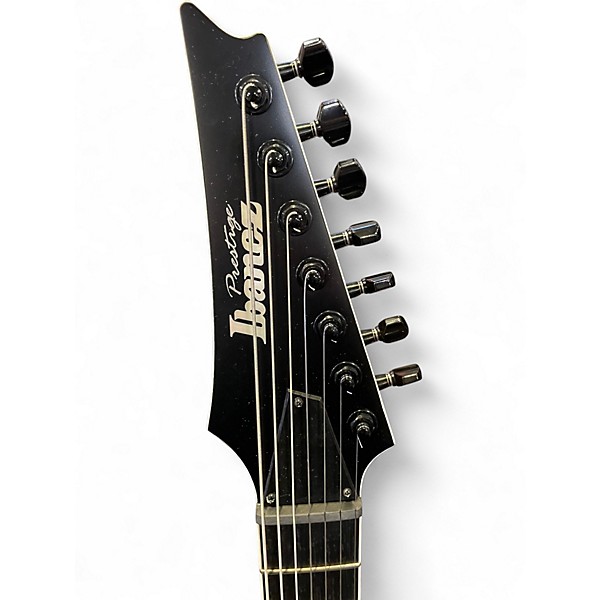Used Ibanez RGR752AHBF 7 STRING WEATHERED BLACK Solid Body Electric Guitar