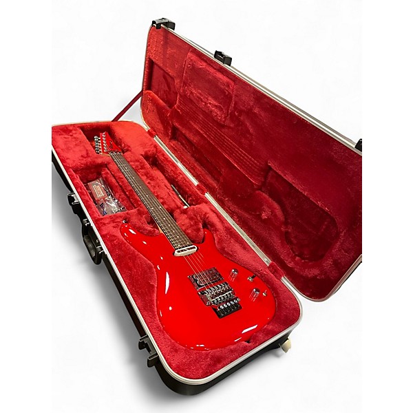 Used Ibanez JS2480MCR Metallic Red Solid Body Electric Guitar