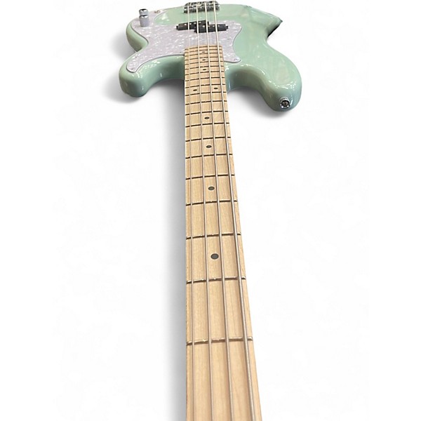 Used Squier Precision Bass Mint Green Electric Bass Guitar