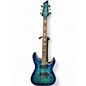 Used Schecter Guitar Research Omen Extreme 6 Ocean Blue Burst Solid Body Electric Guitar thumbnail