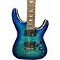 Used Schecter Guitar Research Omen Extreme 6 Ocean Blue Burst Solid Body Electric Guitar