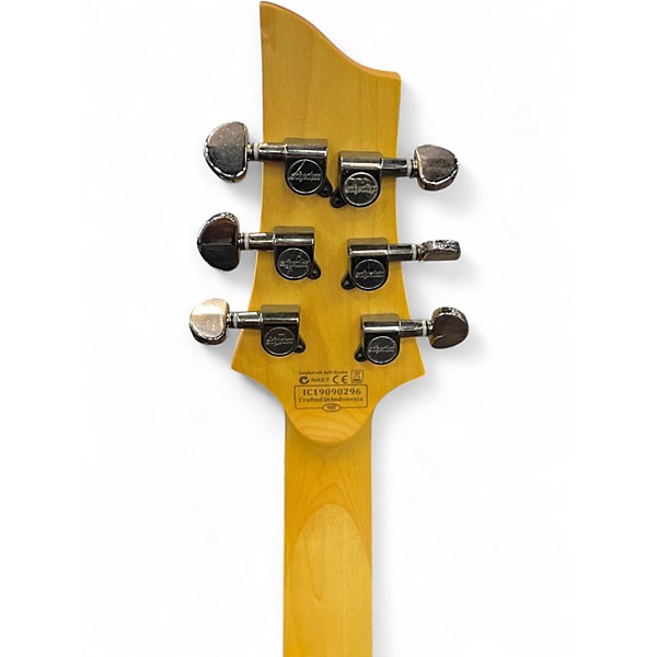 Used Schecter Guitar Research Omen Extreme 6 Ocean Blue Burst Solid Body Electric Guitar