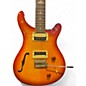 Used PRS SE Custom 22 Semi Hollow Orange Sunburst Hollow Body Electric Guitar