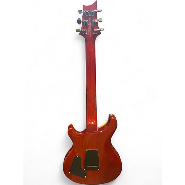 Used PRS SE Custom 22 Semi Hollow Orange Sunburst Hollow Body Electric Guitar