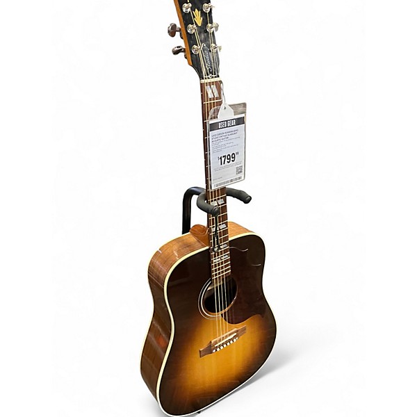 Used Gibson Hummingbird Studio Vintage Sunburst Acoustic Guitar