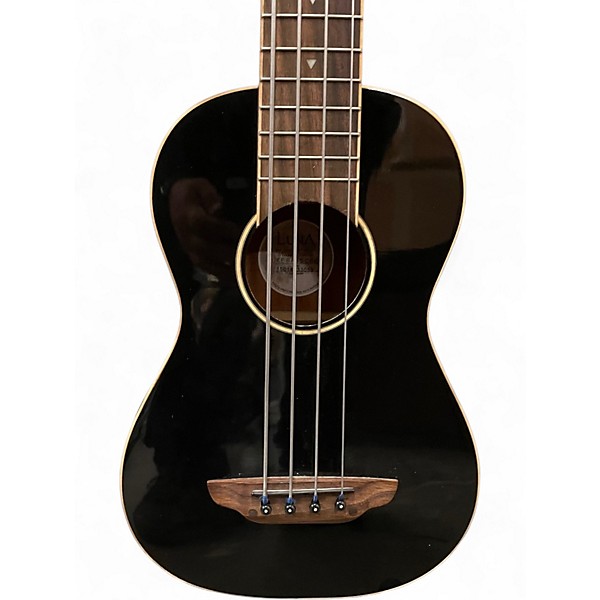 Used Luna Uke Bass CBK Black Ukulele