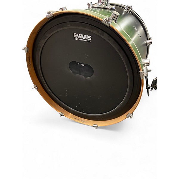 Used PDP by DW 4 Piece MX Series Green Fade Drum Kit