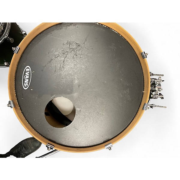 Used PDP by DW 4 Piece MX Series Green Fade Drum Kit