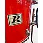 Vintage 1970s Rogers 4 Piece Drum Kit Fiesta Red Drum Kit