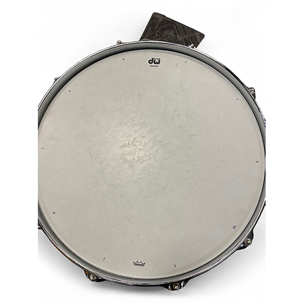 Used DW 14X6.5 Collector's Series Black Nickel Over Brass Snare Drum Black Nickel Drum