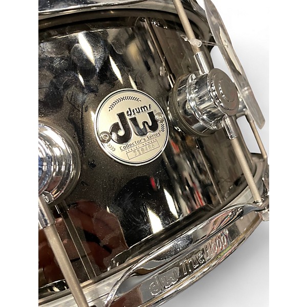 Used DW 14X6.5 Collector's Series Black Nickel Over Brass Snare Drum Black Nickel Drum