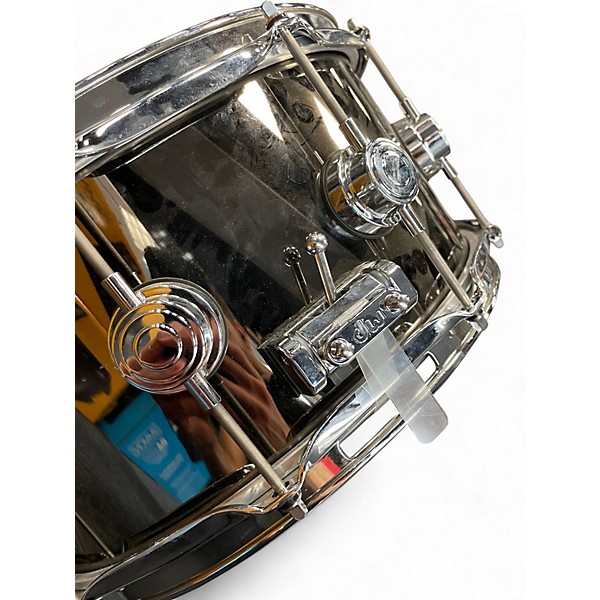 Used DW 14X6.5 Collector's Series Black Nickel Over Brass Snare Drum Black Nickel Drum
