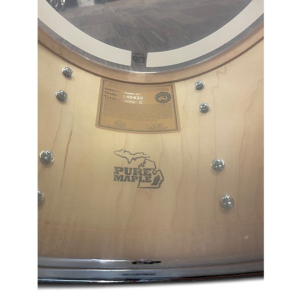 Used DW 12x9 SSC Collectors Series Rack Tom Maple Broken Glass Drum