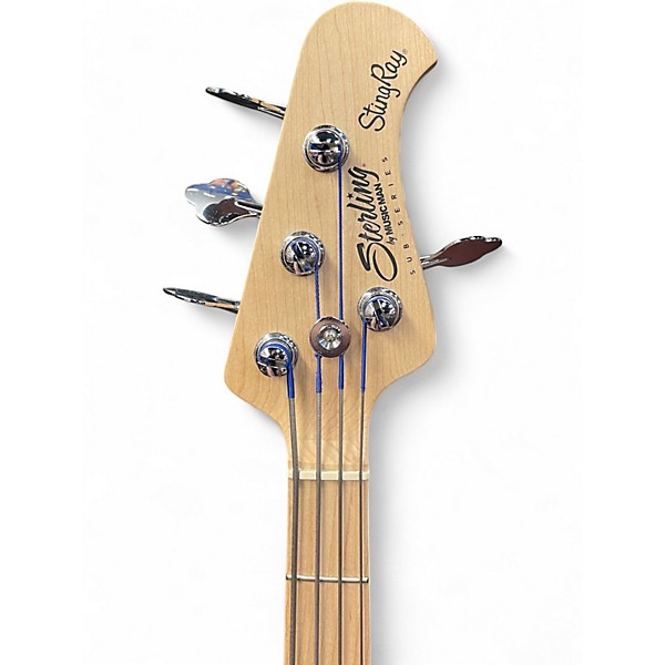 Used Sterling by Music Man Sub 4 Mint Green Electric Bass Guitar