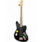 Used 2011 Squier Vintage Modified Jaguar Bass Special Black Electric Bass Guitar thumbnail