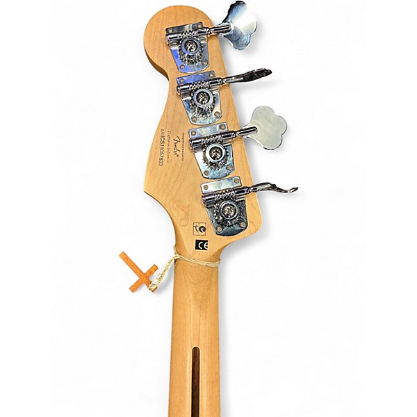 Used 2011 Squier Vintage Modified Jaguar Bass Special Black Electric Bass Guitar