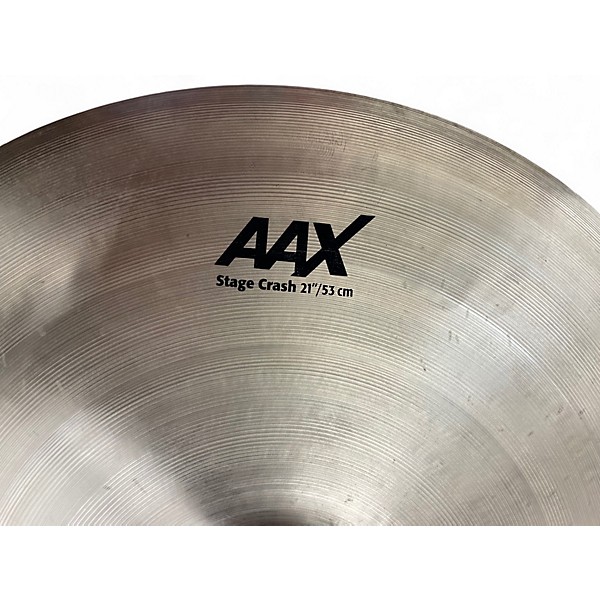 Used SABIAN 21in AAX Stage Crash Cymbal