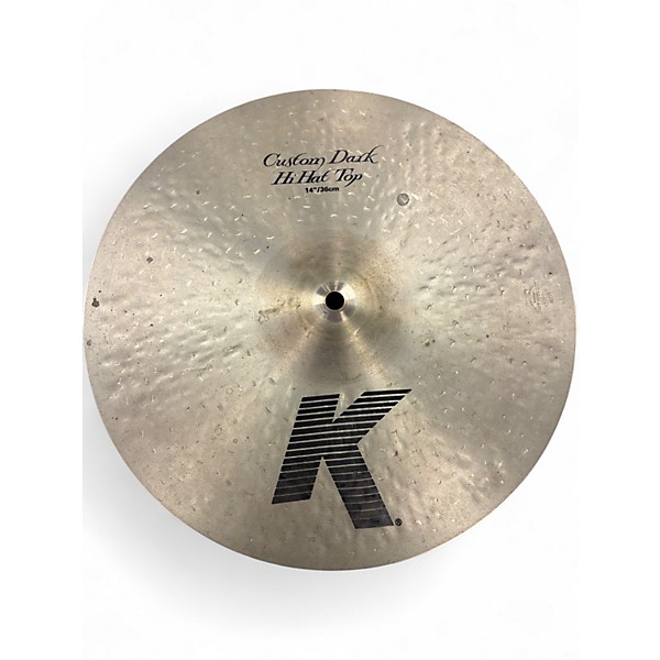 Used Zildjian 14in K Custom Dark Hi Hat Pair Cymbal