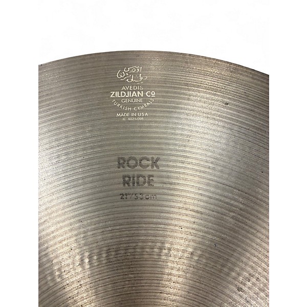 Used Zildjian 21in Avedis Rock Ride Cymbal