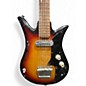 Vintage 1960s Teisco tulip e110 2 Color Sunburst Solid Body Electric Guitar