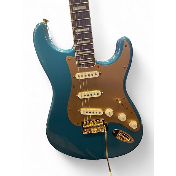 Used Squier 40TH ANNIVERSARRY Baltic Blue Solid Body Electric Guitar