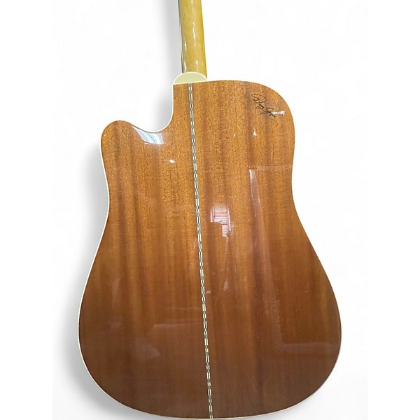 Used Zager ZAD50CE Natural Acoustic Electric Guitar