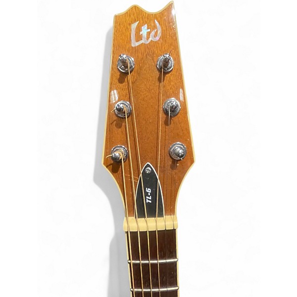 Used ESP LTD TL6 Natural Acoustic Electric Guitar