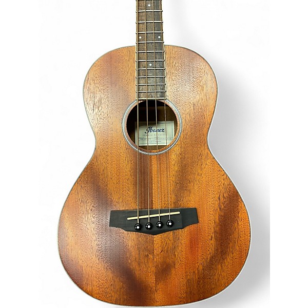 Used Ibanez PNB14E natural Acoustic Bass Guitar