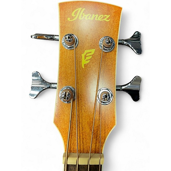 Used Ibanez PNB14E natural Acoustic Bass Guitar