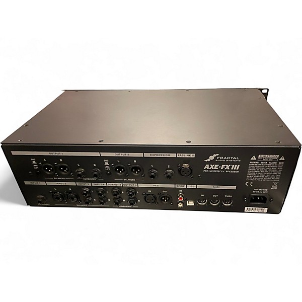 Used Fractal Audio Axe-FX III with FC-12 Effect Processor