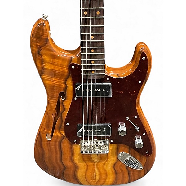 Used Fender B2 ARTISAN DUAL P90 STRATOCASTER KOA Solid Body Electric Guitar