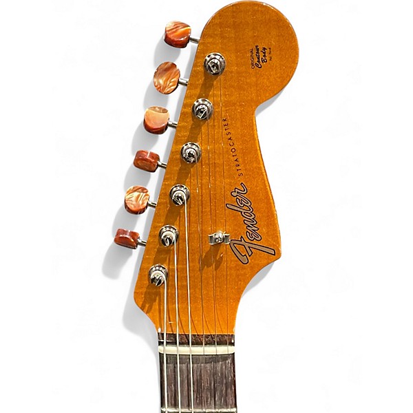 Used Fender B2 ARTISAN DUAL P90 STRATOCASTER KOA Solid Body Electric Guitar