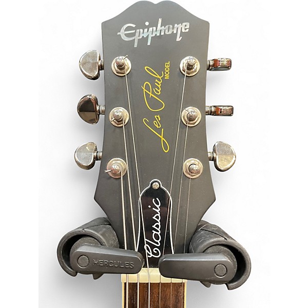 Used Epiphone Les Paul Classic Gold Top Solid Body Electric Guitar