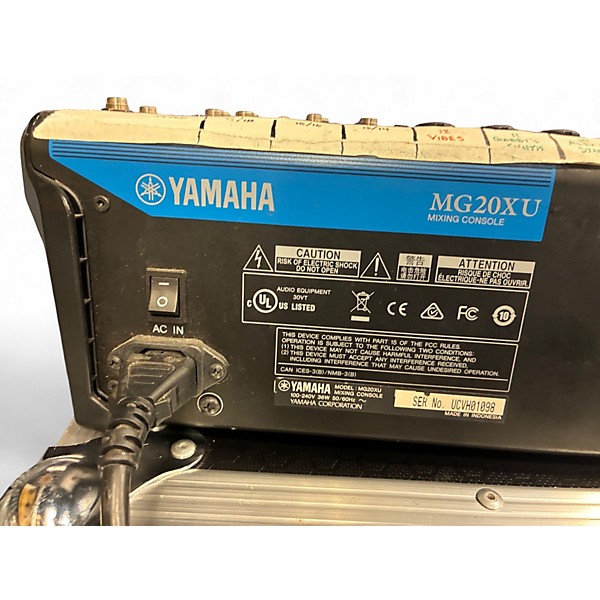 Used Yamaha MG20XU Unpowered Mixer