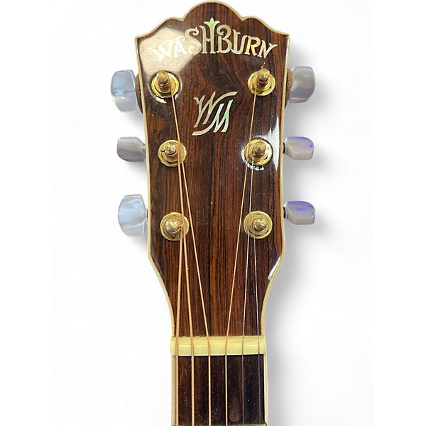 Used Washburn DM2000S Natural Acoustic Guitar