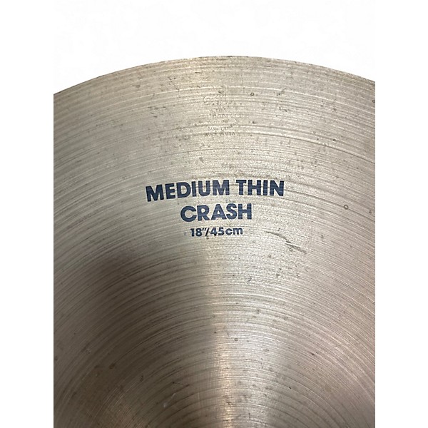 Used Zildjian 18in A Series Medium Thin Crash Cymbal