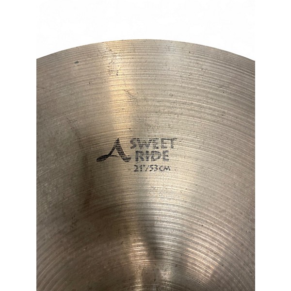 Used Zildjian 21in A Series Sweet Ride Cymbal