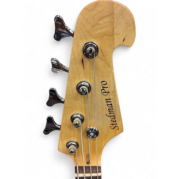 Used Stedman PRO Blue to Black Fade Electric Bass Guitar