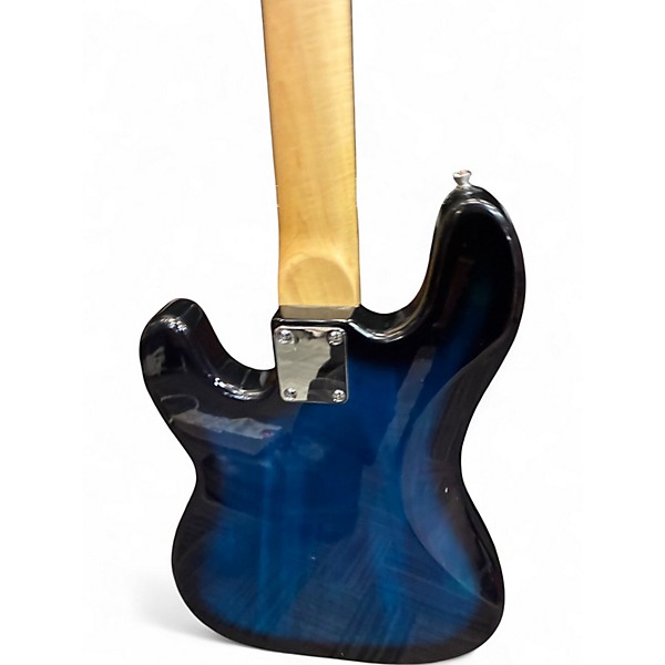 Used Stedman PRO Blue to Black Fade Electric Bass Guitar
