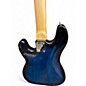 Used Stedman PRO Blue to Black Fade Electric Bass Guitar