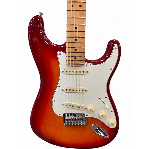 Used Fender Player II Stratocaster Cherry Sunburst Solid Body Electric Guitar