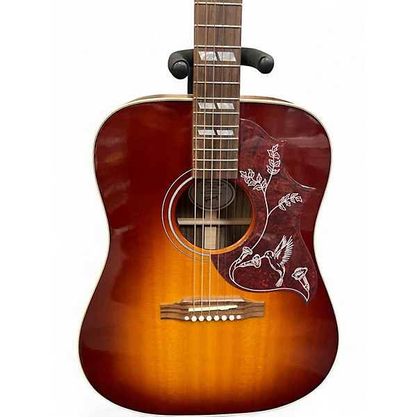 Used Gibson Hummingbird Studio Sunburst Acoustic Guitar