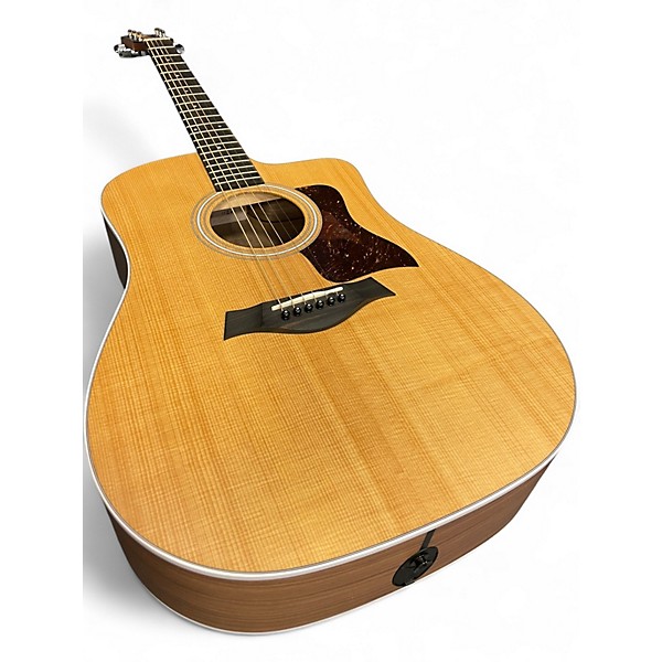 Used Taylor 210CE Natural Acoustic Electric Guitar