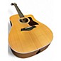 Used Taylor 210CE Natural Acoustic Electric Guitar