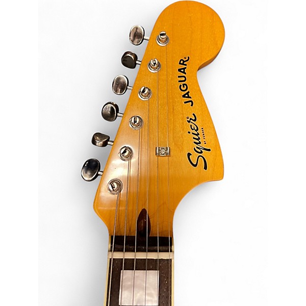 Used Squier CLASSIC VIBE JAGUAR Daphne Blue Solid Body Electric Guitar