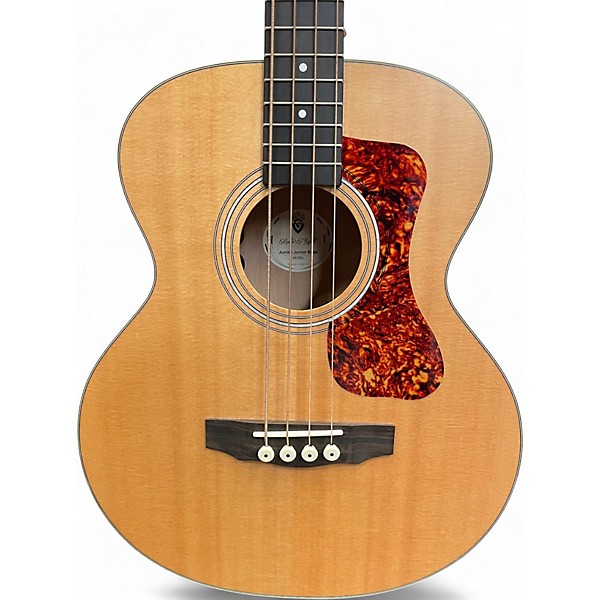 Used Guild Jumbo Junior Bass Natural Acoustic Bass Guitar