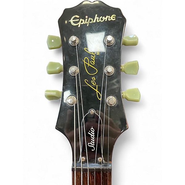 Used Epiphone Les Paul Studio Wine Red Solid Body Electric Guitar